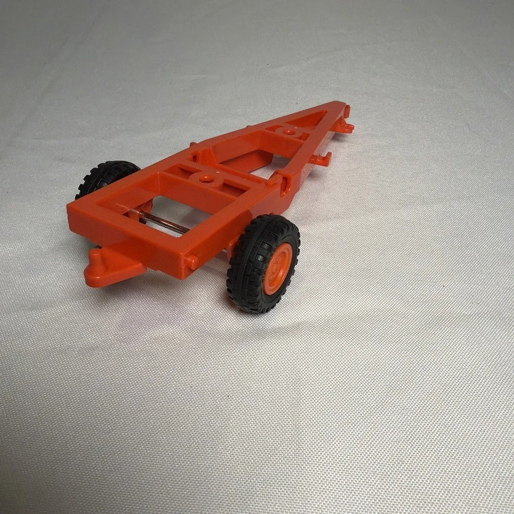 Vintage Red Playmobil Trailer 1977 Rare